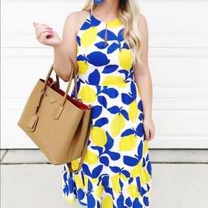 Loft // Lemon Sundress // Size 14